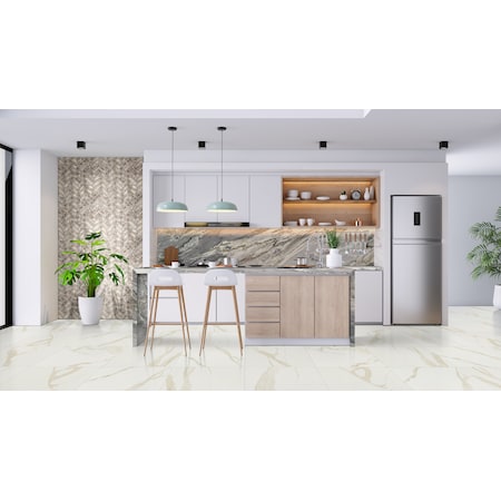 Msi Eden Calacatta Sample Matte Porcelain Floor and Wall Tile ZOR-PT-0714-SAM